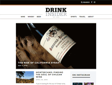 Tablet Screenshot of drinkinsider.com